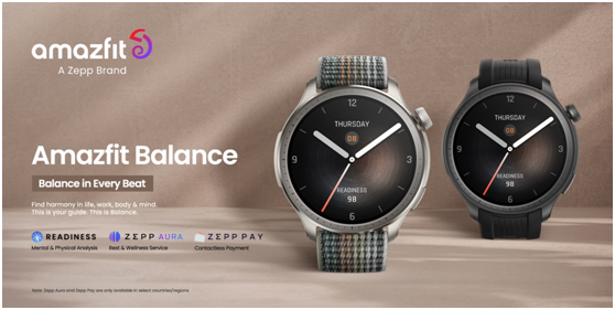 Zepp Health lancia Amazfit Balance, il nuovo smartwatch con intelligenza artificiale per raggiungere il massimo della vita equilibrata