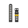 HYROX cinturino sportivo in silicone - 22MM - Black/Yellow - 22MM