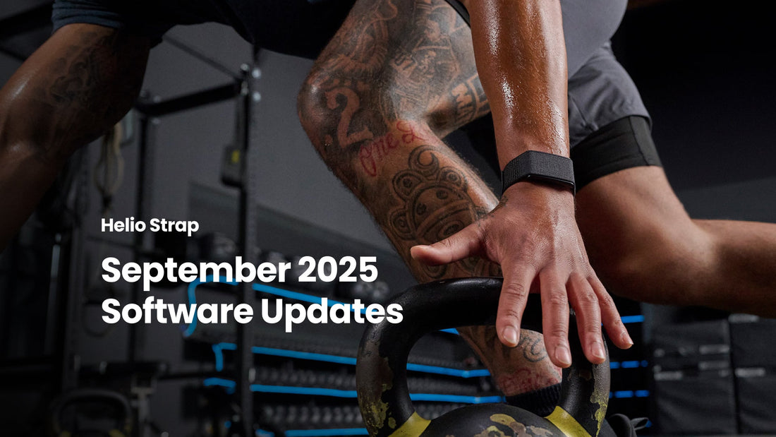 Aggiornamento software Helio Strap settembre 2025