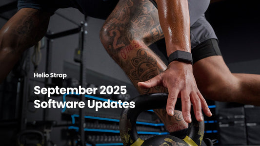 Aggiornamento software Helio Strap settembre 2025