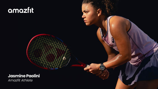 La stella del tennis italiano, Jasmine Paolini, entra a far parte di Amazfit 🎾