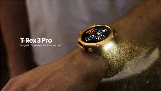 Forgiato in titanio: scopri l'Amazfit T-Rex 3 Pro