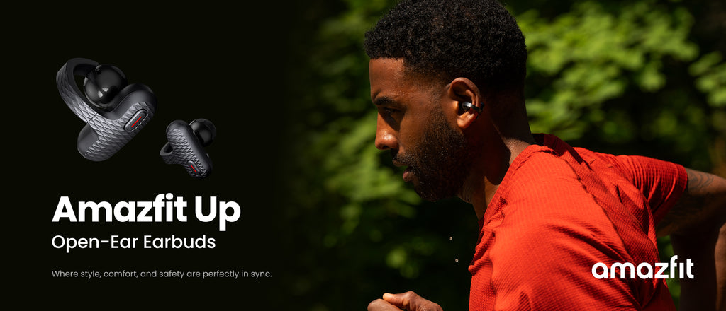 Amazfit presenta gli auricolari open-ear Amazfit Up: progettati per offrire comfort, sicurezza e uno stile di vita attivo