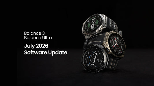 Aggiornamento software per Amazfit Balance Ultra e Balance 3: navigazione più intelligente e migliore controllo della mappa