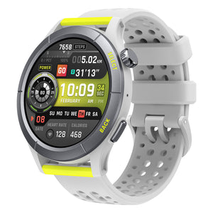 Finfit GTM Smartwatch con GPS integrato, Cardiofrequnzimetro in